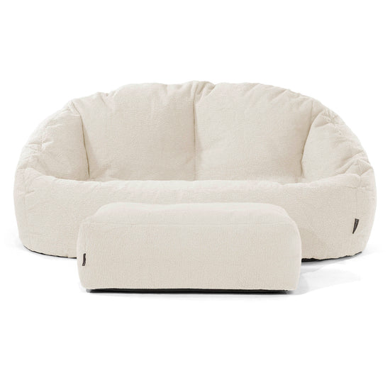 Pouf Canapé Bubble - Bouclé Ivoire 01