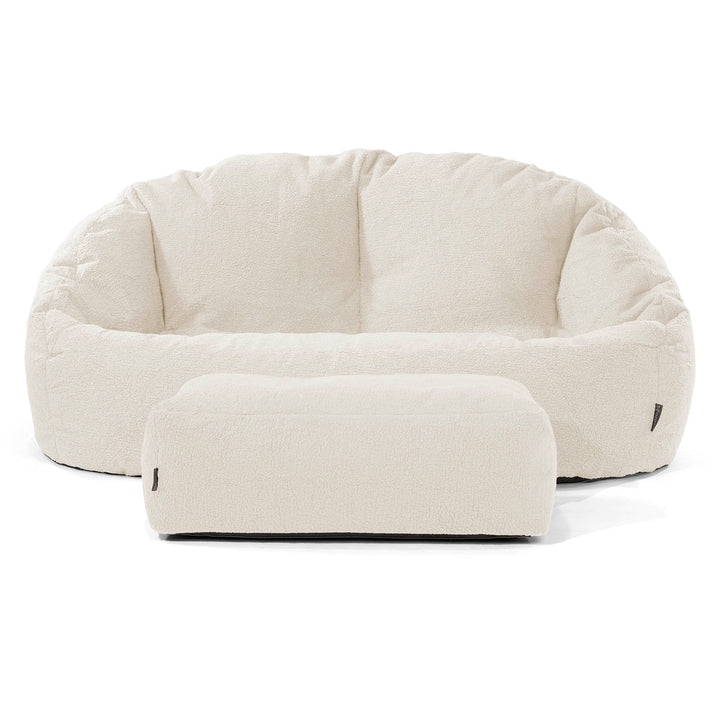Pouf Canapé Bubble - Bouclé Ivoire 01