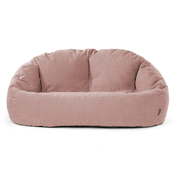 Pouf Canapé Bubble - Bouclé Rose 01