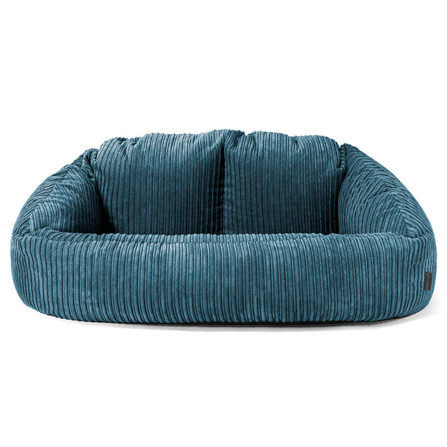 Pouf Canapé Bubble - Côtelé Bleu Marine 01