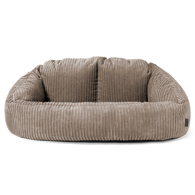 Pouf Canapé Bubble - Côtelé Grège 01