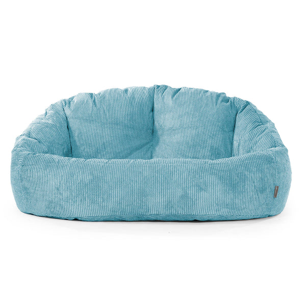 Pouf Canapé Bubble - Pompon Mer Égée 01