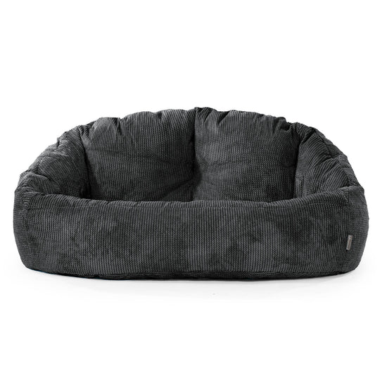 Pouf Canapé Bubble - Pompon Noir 01