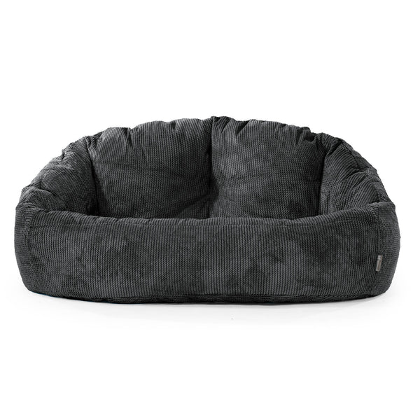 Pouf Canapé Bubble - Pompon Noir 01