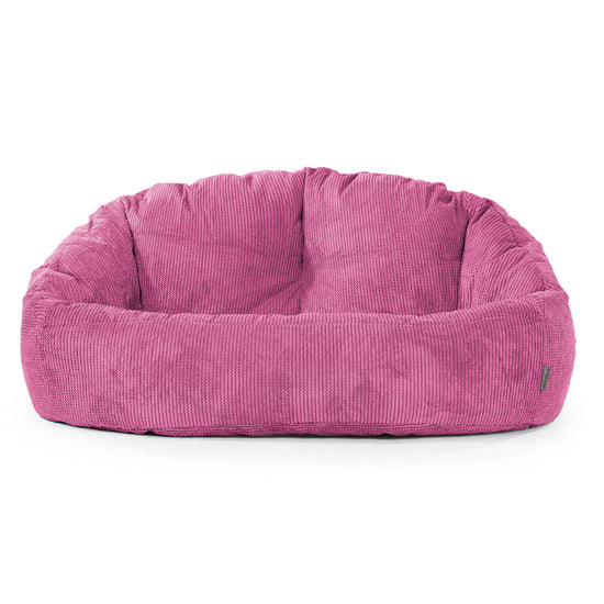 Pouf Canapé Bubble - Pompon Rose 01