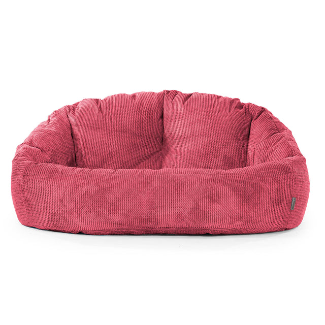 Pouf Canapé Bubble - Pompon Rouge pastel 01