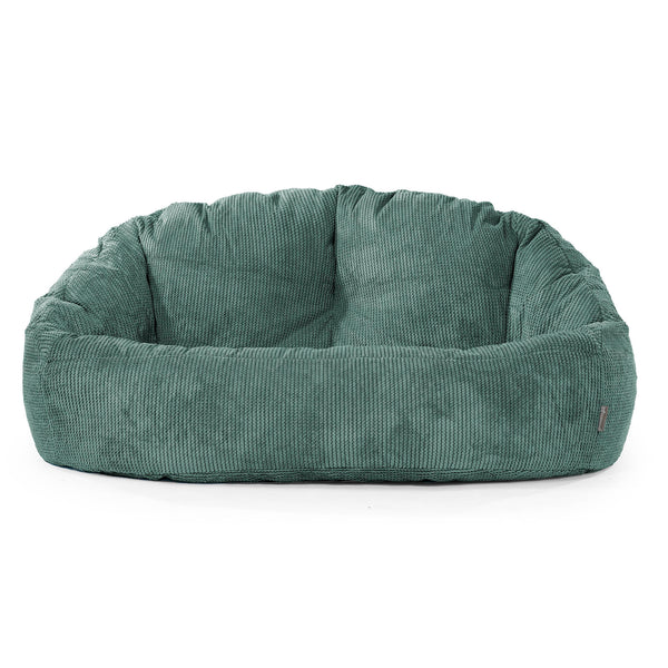 Pouf Canapé Bubble - Pompon Vert Mousse 01