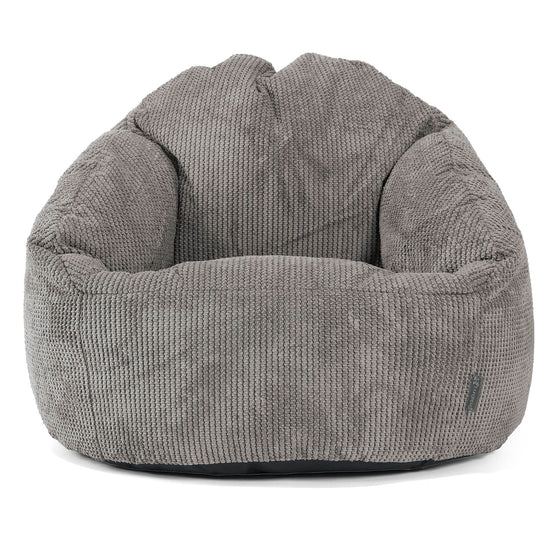 Pouf Chaise Bubble - Pompon Anthracite 01