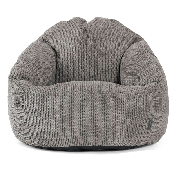 Pouf Chaise Bubble - Pompon Anthracite 01
