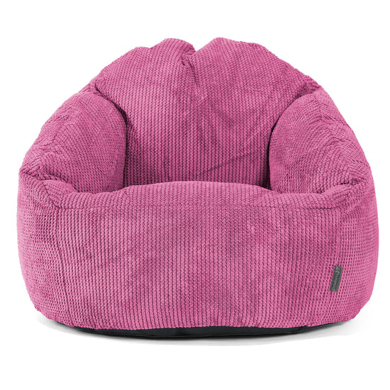 Pouf Chaise Bubble - Pompon Rose 01