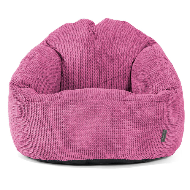 Pouf Chaise Bubble - Pompon Rose 01