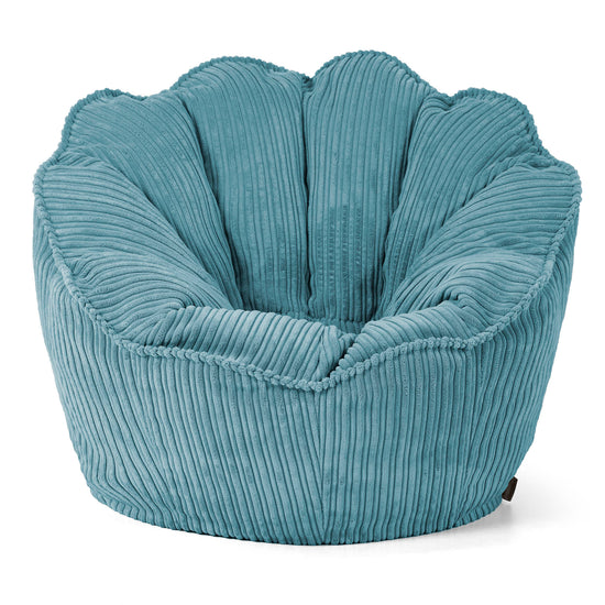 Pouf Fauteuil Natalia Sacco - Côtelé Mer Égée 01