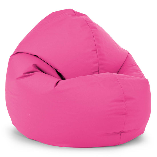 Flexforma Pouf Géant Rond pour Adulte - Entretien Facile Rose 02