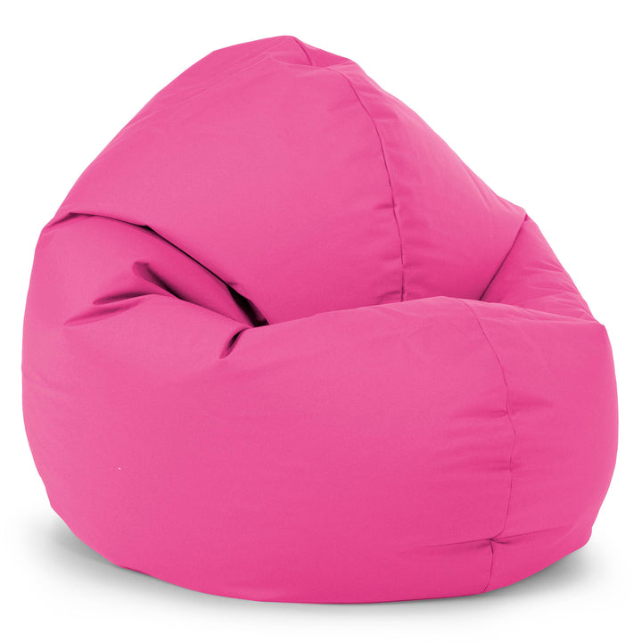 Flexforma Pouf Géant Rond pour Adulte - Entretien Facile Rose 02