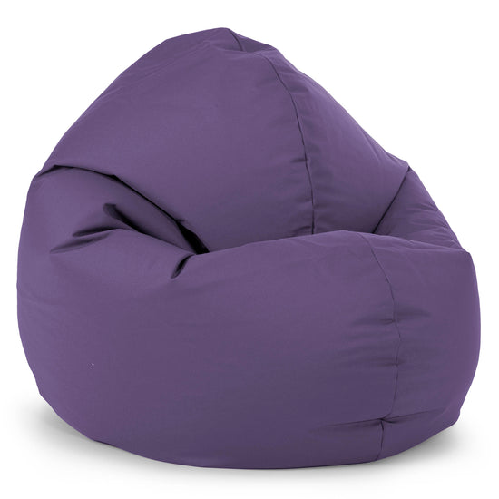 Flexforma Pouf Géant Rond pour Adulte - Entretien Facile Violet 02