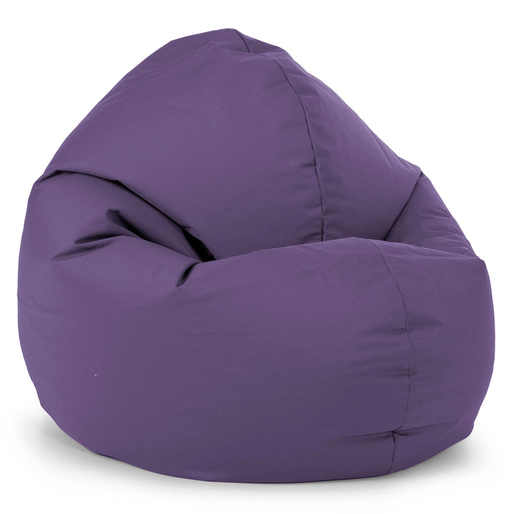 Flexforma Pouf Géant Rond pour Adulte - Entretien Facile Violet 02