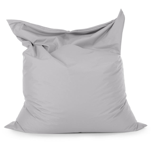 Pouf Géant XXL - Entretien Facile Extérieur Argent 01