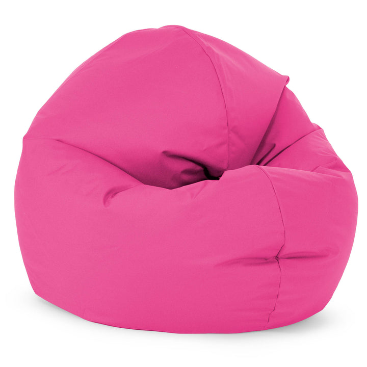 Flexforma Pouf Rond pour Enfant 2-14 ans - Entretien Facile Rose 02