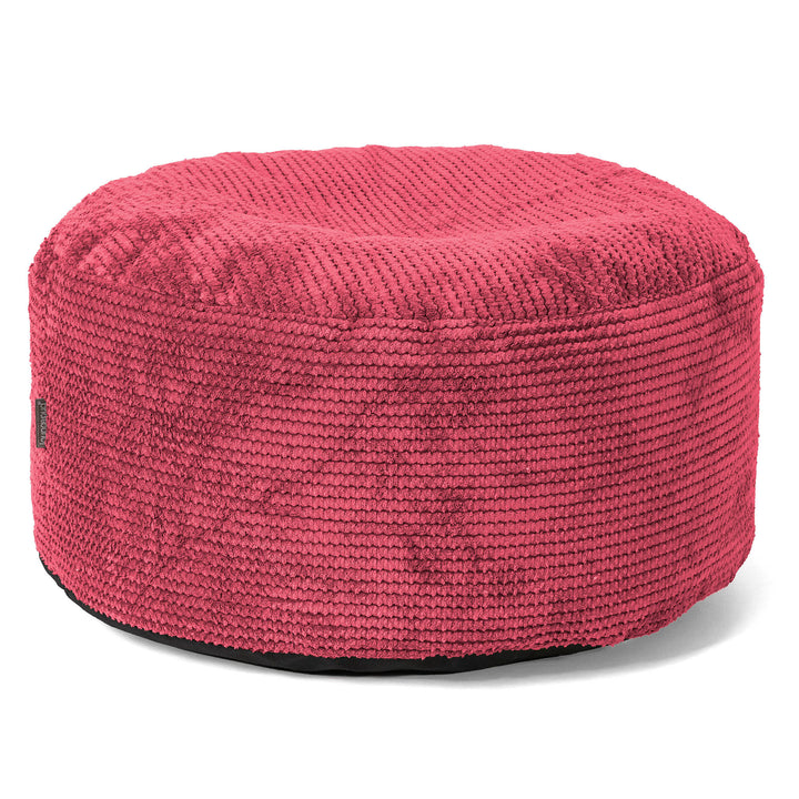 Pouf Ottoman avec Plateau - Pompon Rouge pastel 02