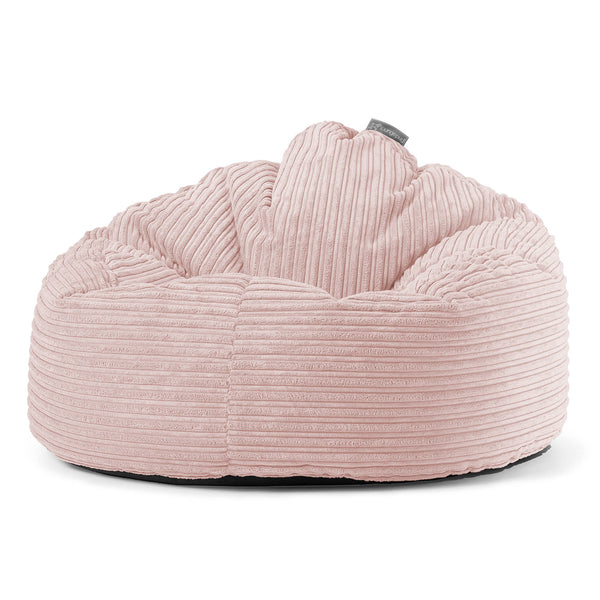 Pouf Poire, Archi - Côtelé Rose 01