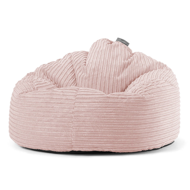Pouf Poire, Archi - Côtelé Rose 01
