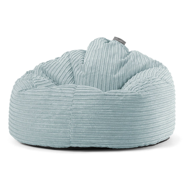 Pouf Poire, Archi - Côtelé Vert Menthe 01