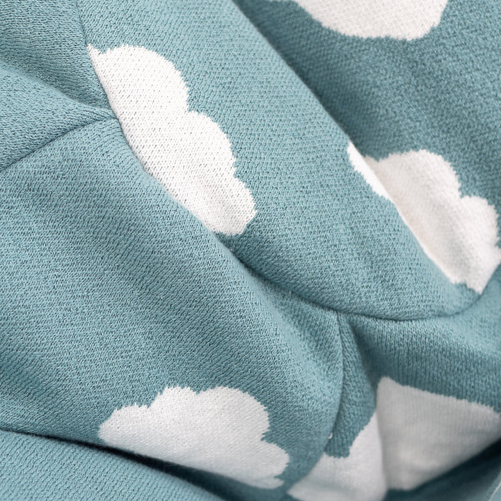 Pouf Poire Classique Enfant 1-5 ans - Tricoté Nuage Bleu 03