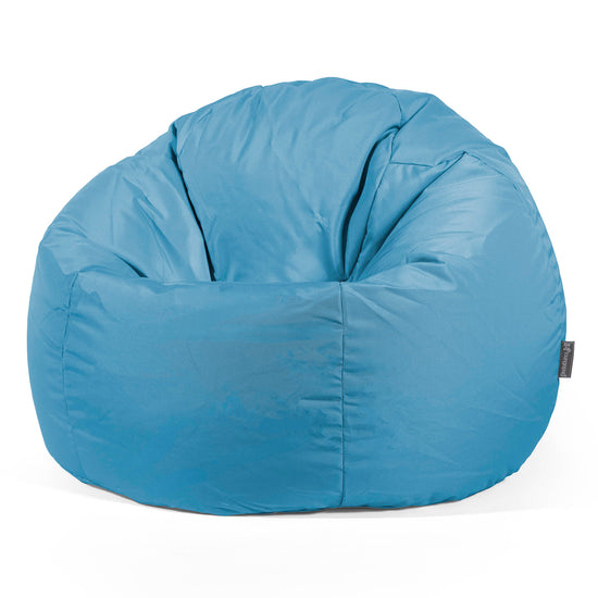 Pouf Poire Classique - Entretien Facile Extérieur Bleu Turquoise 01