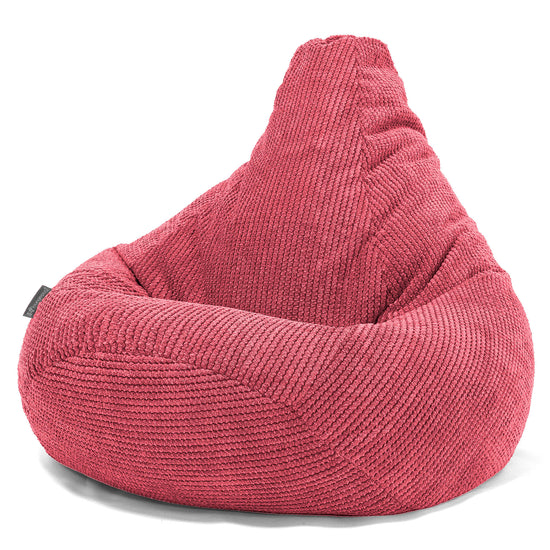 Pouf Poire Gamer - Pompon Rouge pastel 02