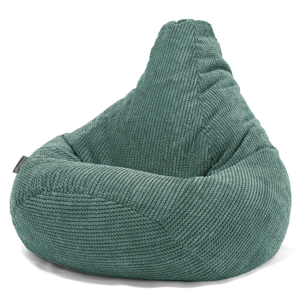 Pouf Poire Gamer - Pompon Vert Mousse 01