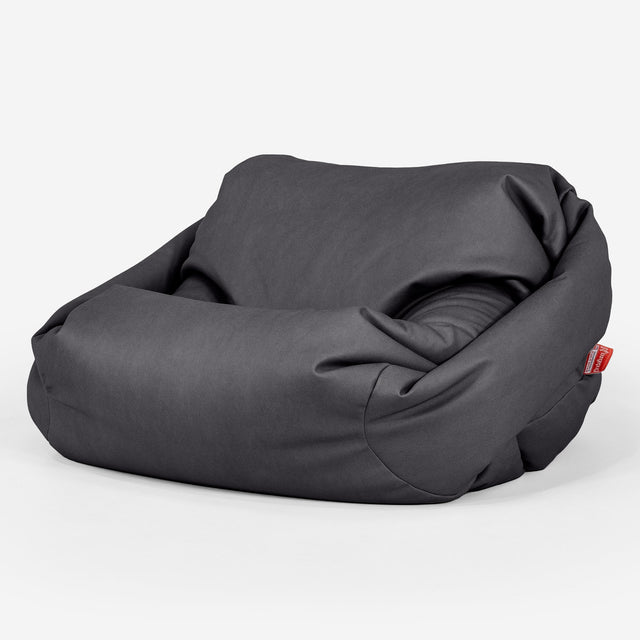 Pouf Fauteuil Sabine Housse de Remplacement - Cuir Végan 01
