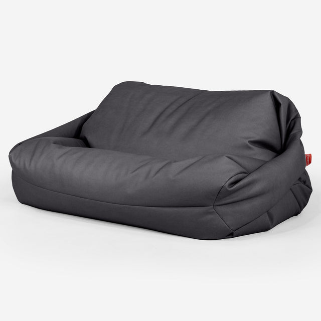 Pouf Canapé Sabine Housse de Remplacement - Cuir Végan 01