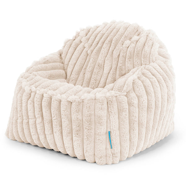 Le Pouf Enfant Doudou 2-6 ans Housse de Remplacement - Velours Côtelé Ultra Pelucheux 01