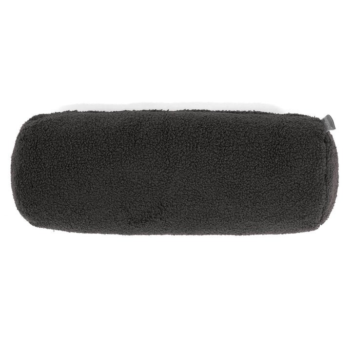 Housse de Traversin 20 x 55cm - Bouclé Anthracite 02