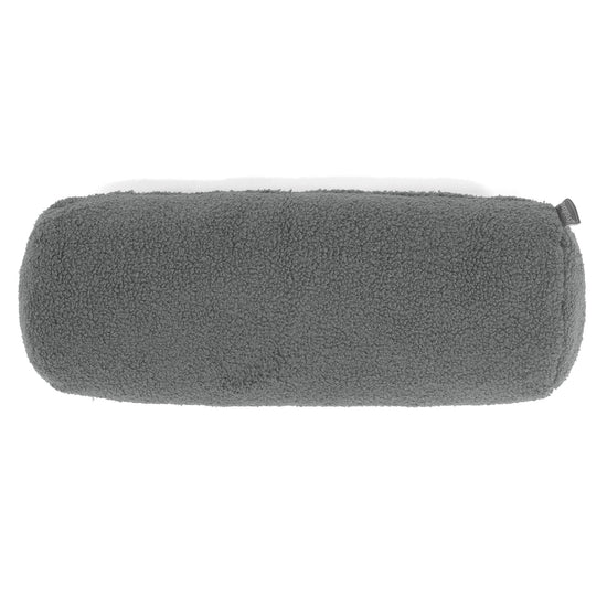 Housse de Traversin 20 x 55cm - Bouclé Gris 02