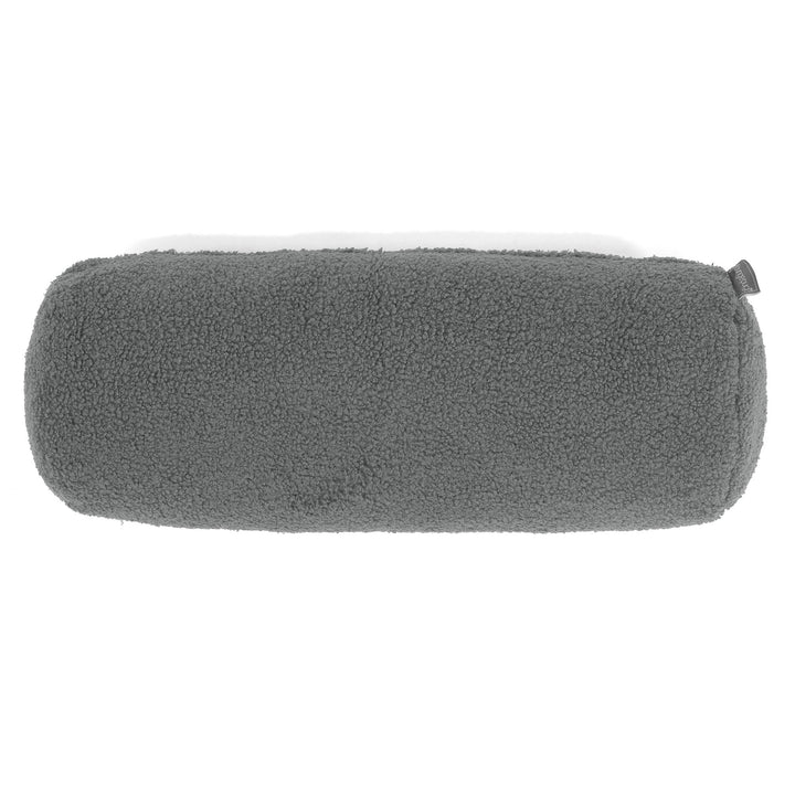 Housse de Traversin 20 x 55cm - Bouclé Gris 02