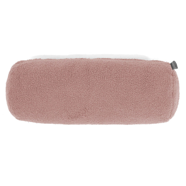 Housse de Traversin 20 x 55cm - Bouclé Rose 01