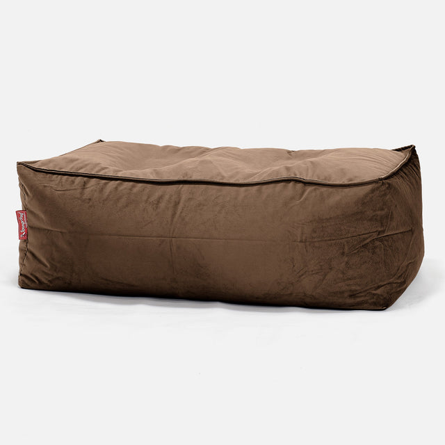 Gros Repose Pied Housse de Remplacement - Velours 01