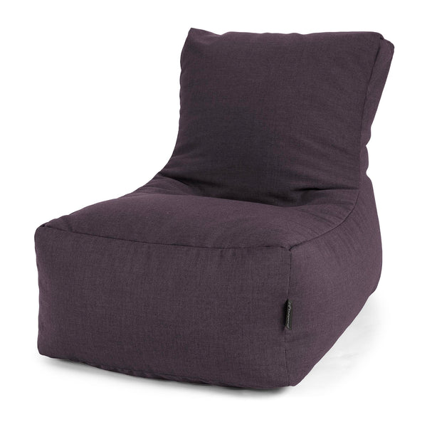 Pouf Bain de Soleil Extérieur - Sunbrella Bleu Marine 01