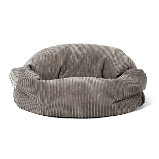 Pouf Canapé Sabine - Côtelé Anthracite 02