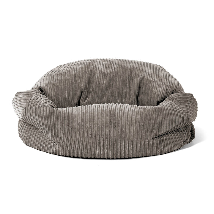 Pouf Canapé Sabine - Côtelé Anthracite 02