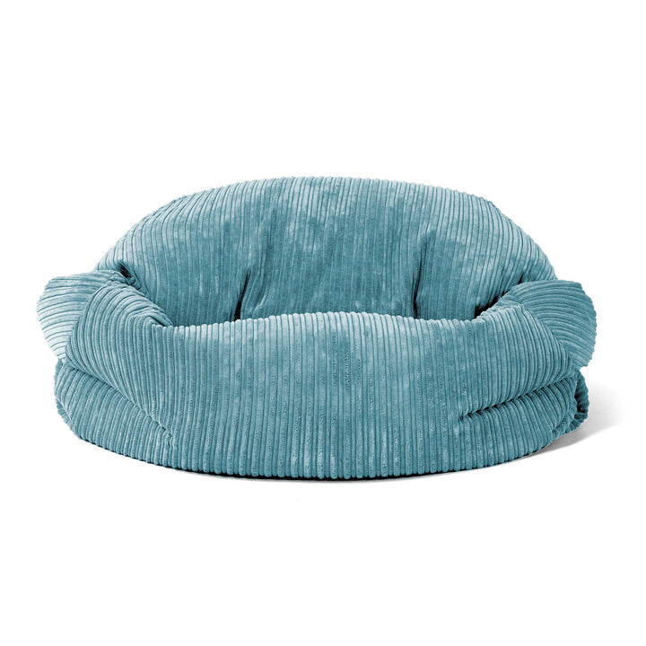 Pouf Canapé Sabine - Côtelé Mer égée 02