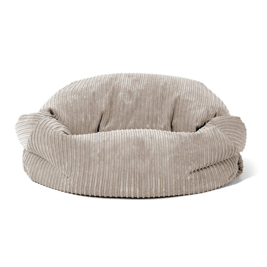 Pouf Canapé Sabine - Côtelé Vison 02