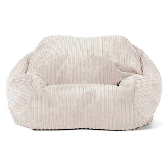Pouf Fauteuil Sabine - Côtelé Ivoire 02