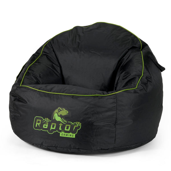 Pouf Gamer Egg - Noir / Vert 01