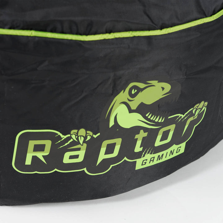 Pouf Gamer Egg - Noir / Vert 08
