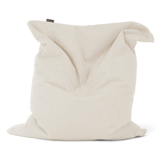 Pouf Géant XXL - Bouclé Ivoire 01