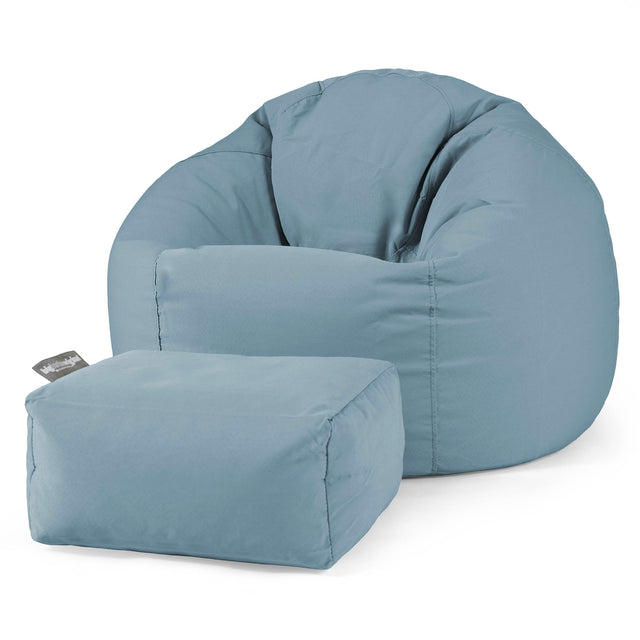 Pouf Poire Classique - Olefin Bébé Bleu 02