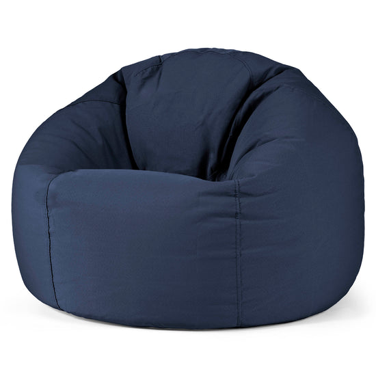 Pouf Poire Classique - Olefin Bleu Marine 01