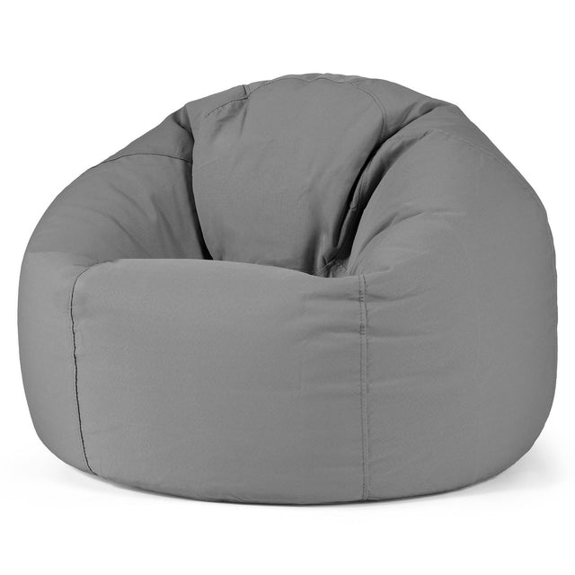 Pouf Poire Classique - Olefin Gris moyen 01